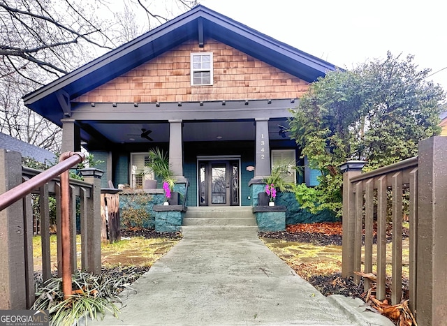 view of front of house featuring a porch