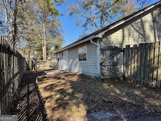 view of side of property