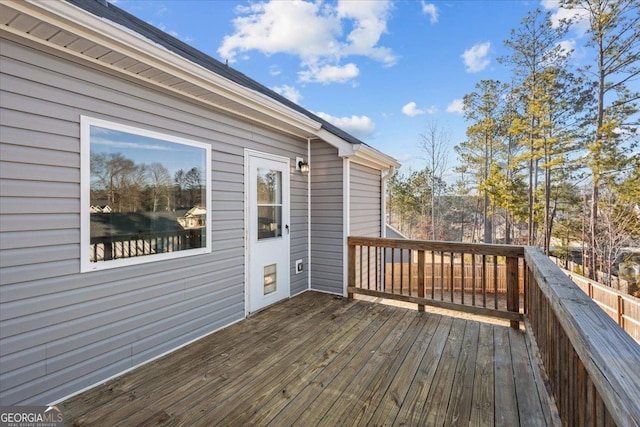 206 Glacier Ct, Carrollton, GA 30117 - view of wooden deck