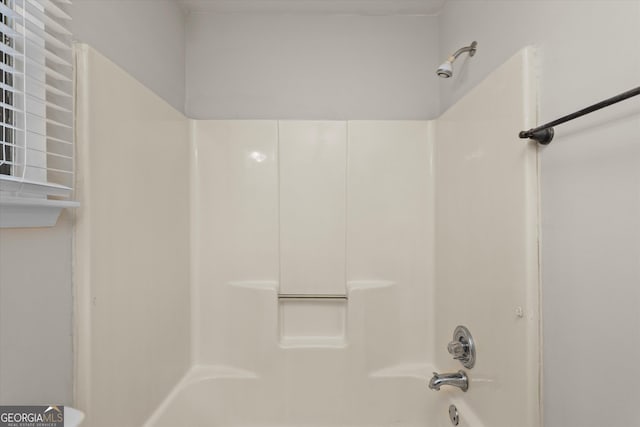 bathroom featuring bathtub / shower combination