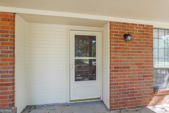 view of property entrance