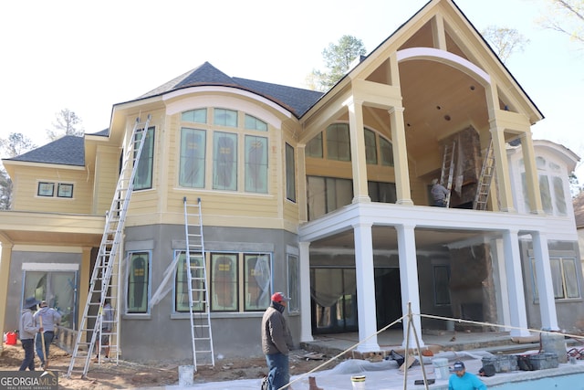 1140 Fox Bnd, Greensboro, GA 30642 - rear view of house with roof with shingles
