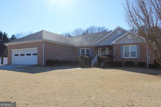 ranch-style house with a garage