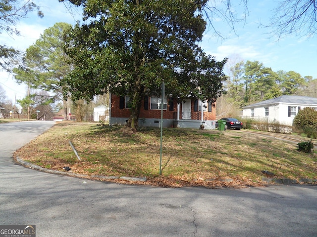 view of front of property