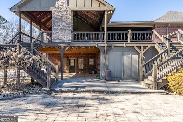 back of house featuring a patio area