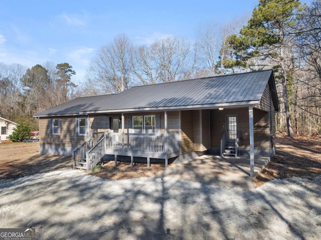 view of ranch-style house