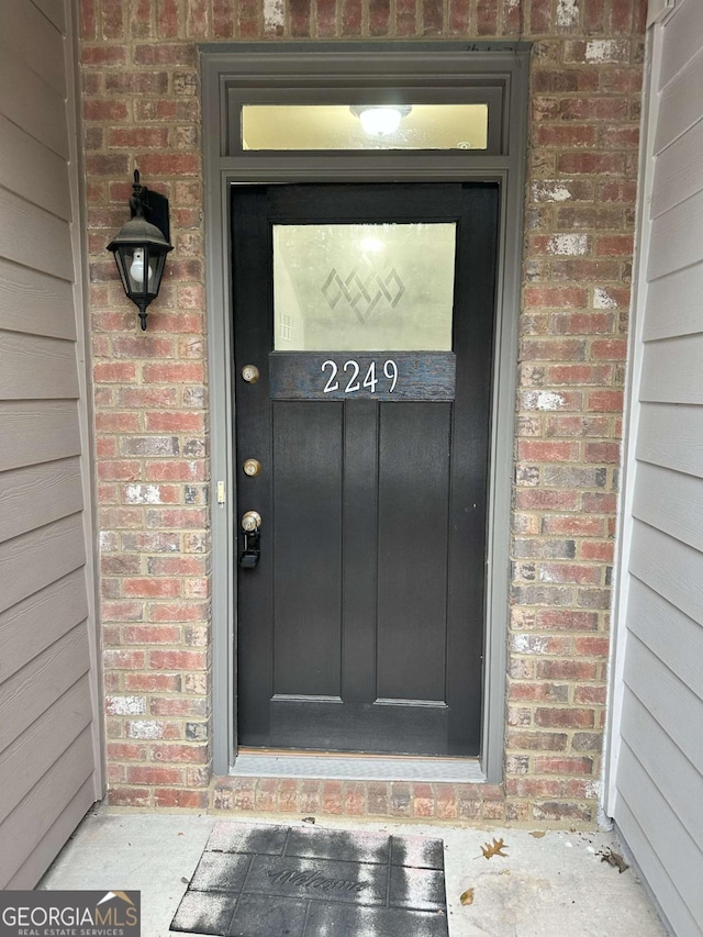 view of property entrance