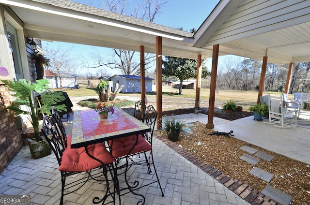 view of patio