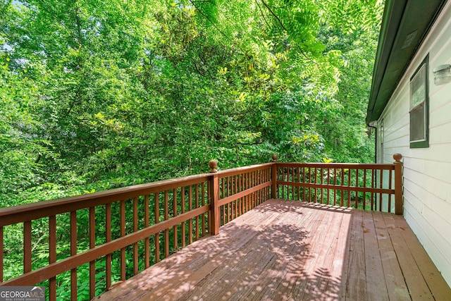 view of deck