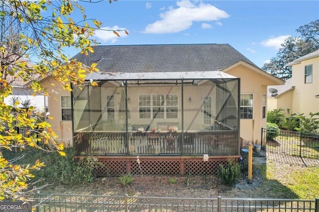 view of rear view of property