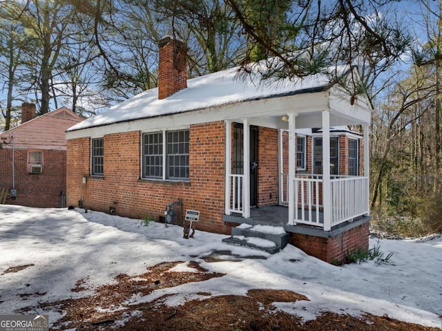 view of front of home