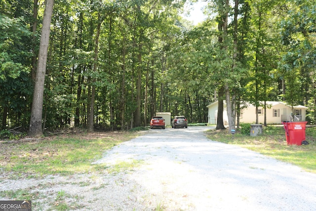 view of road