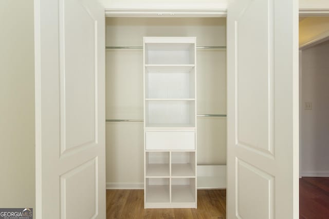 view of closet