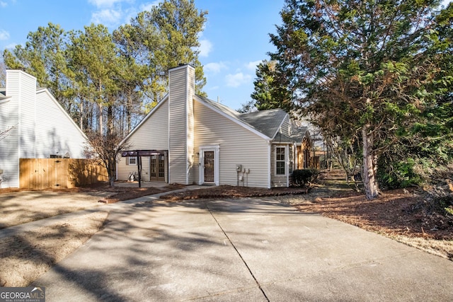 view of back of house