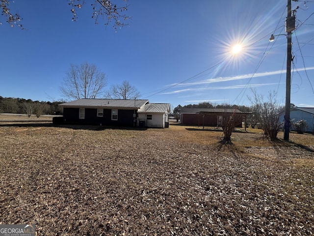 view of back of property