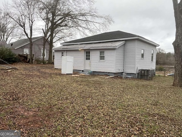 view of back of property