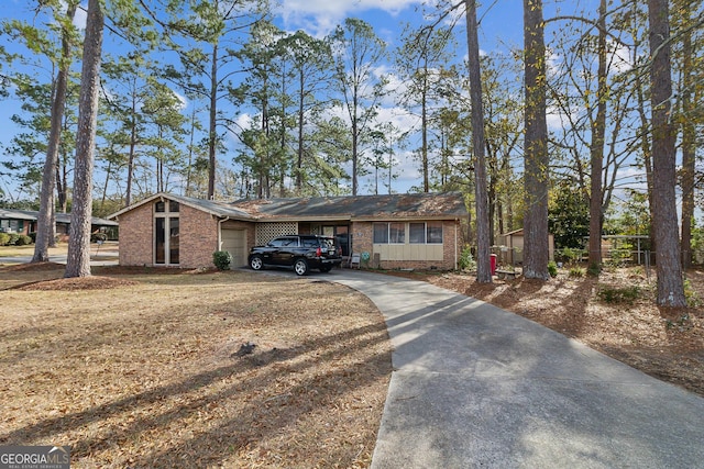 view of ranch-style house