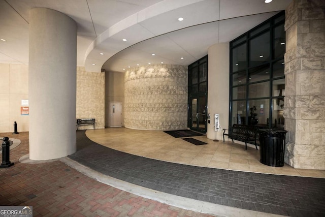 view of community lobby