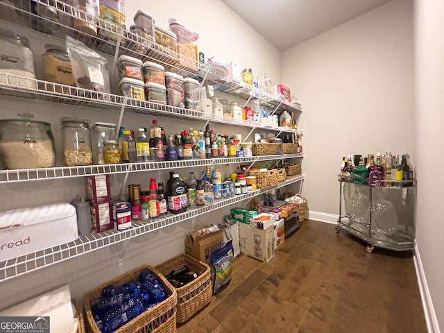 view of pantry