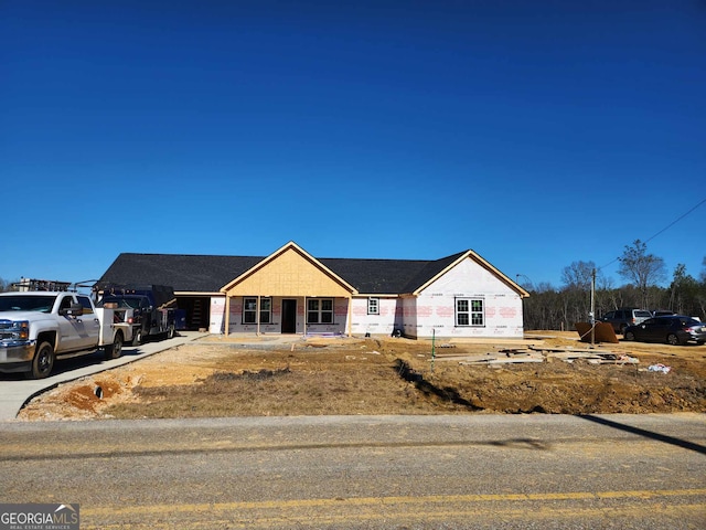 view of property in mid-construction