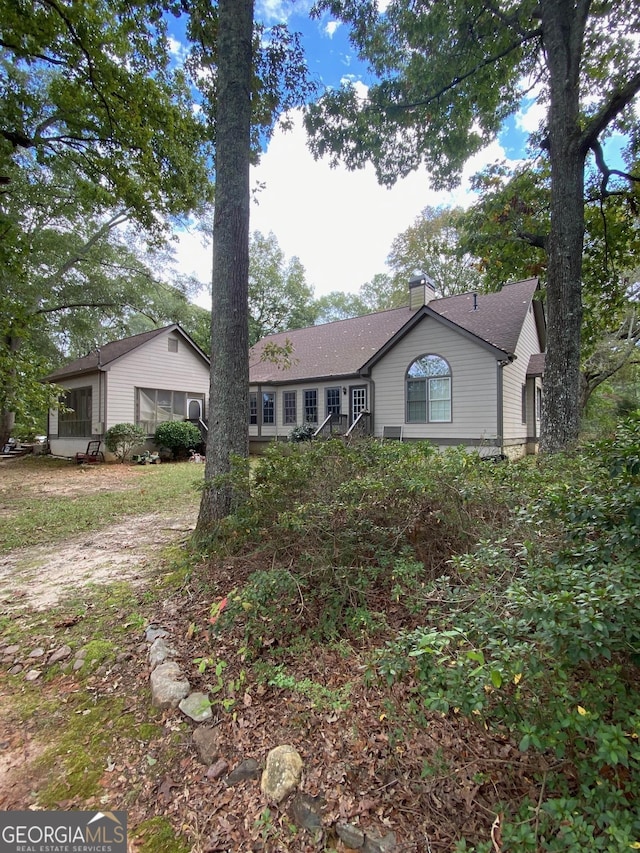 view of ranch-style house