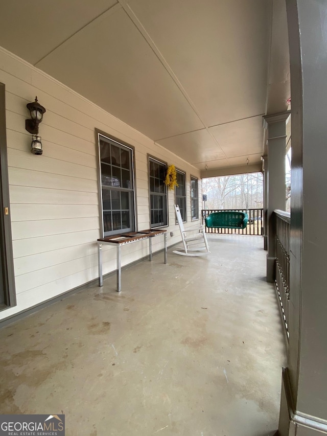 view of patio / terrace featuring a porch