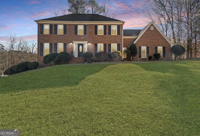 view of colonial inspired home