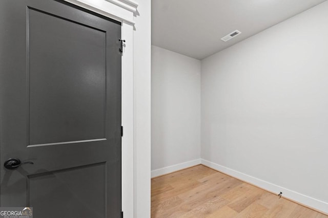 interior space featuring light hardwood / wood-style flooring