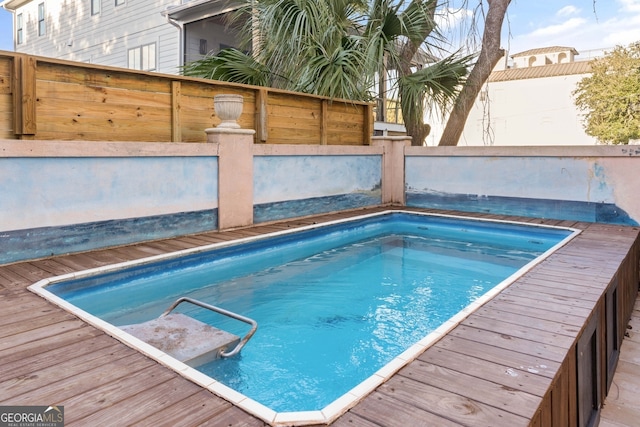 view of pool
