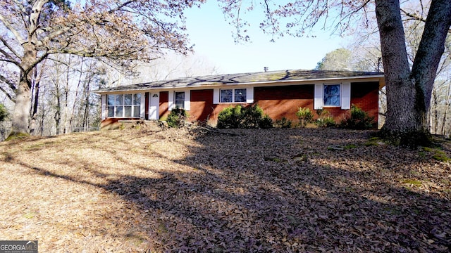 view of ranch-style house