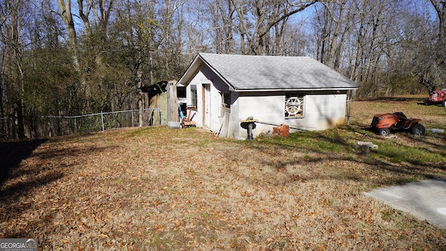 view of outbuilding