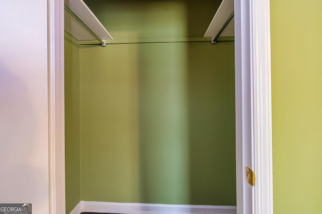 view of closet