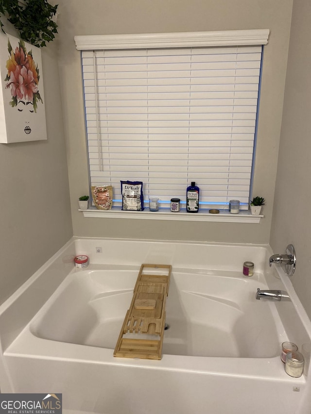 bathroom with a bathtub