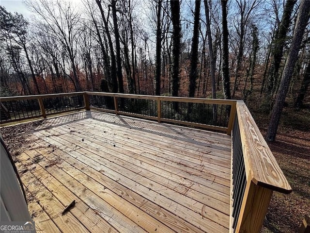 view of deck