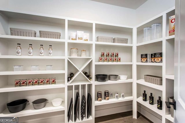 view of pantry