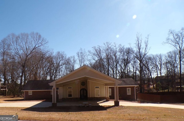 view of ranch-style house