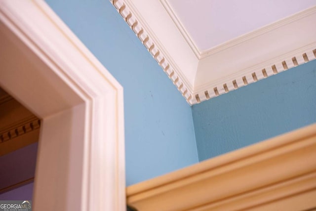 details with crown molding