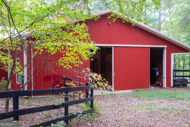 view of outbuilding