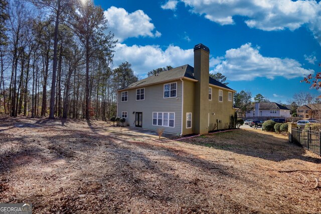 view of rear view of property