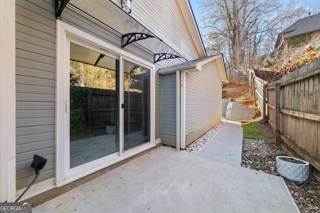 view of patio / terrace