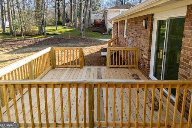 view of deck