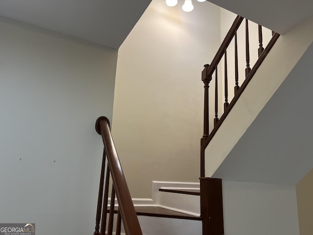 view of staircase