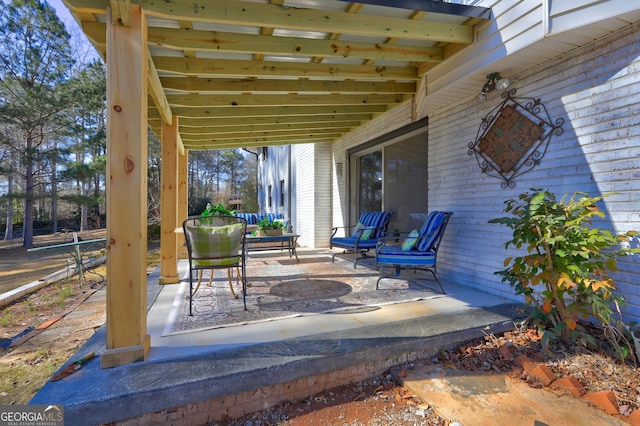 view of patio