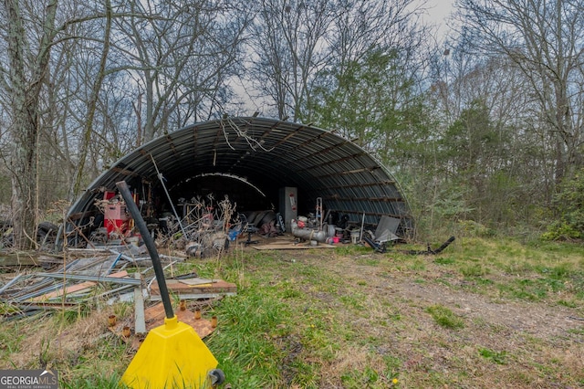 view of outdoor structure