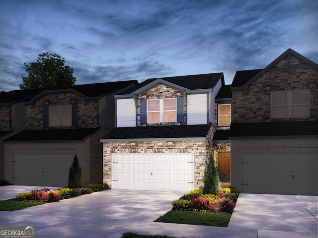 289 Bald Ave, Stockbridge, GA 30253 - view of front of house with a garage and a front yard