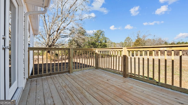 view of deck