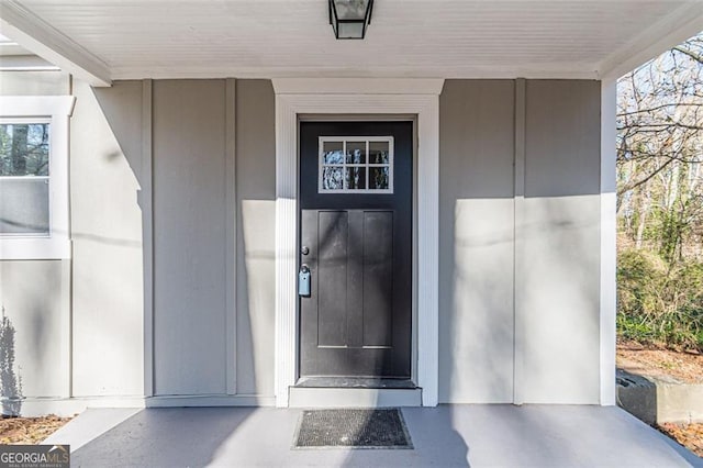 view of entrance to property