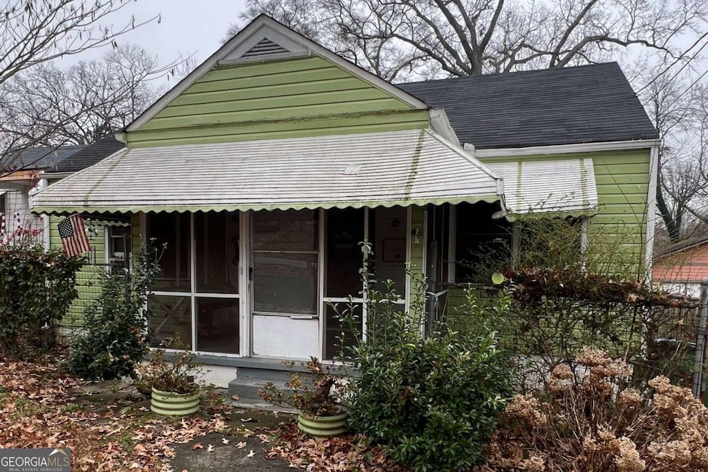 view of back of house