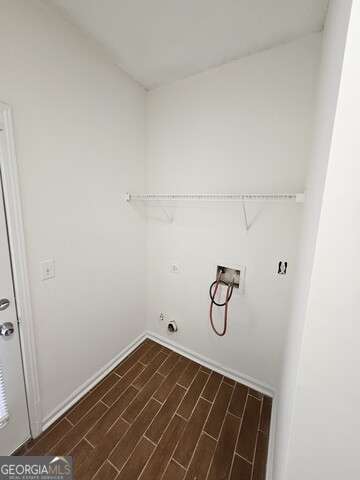 laundry room featuring hookup for a washing machine and hookup for an electric dryer