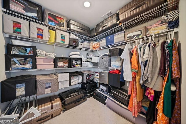 interior space featuring carpet flooring